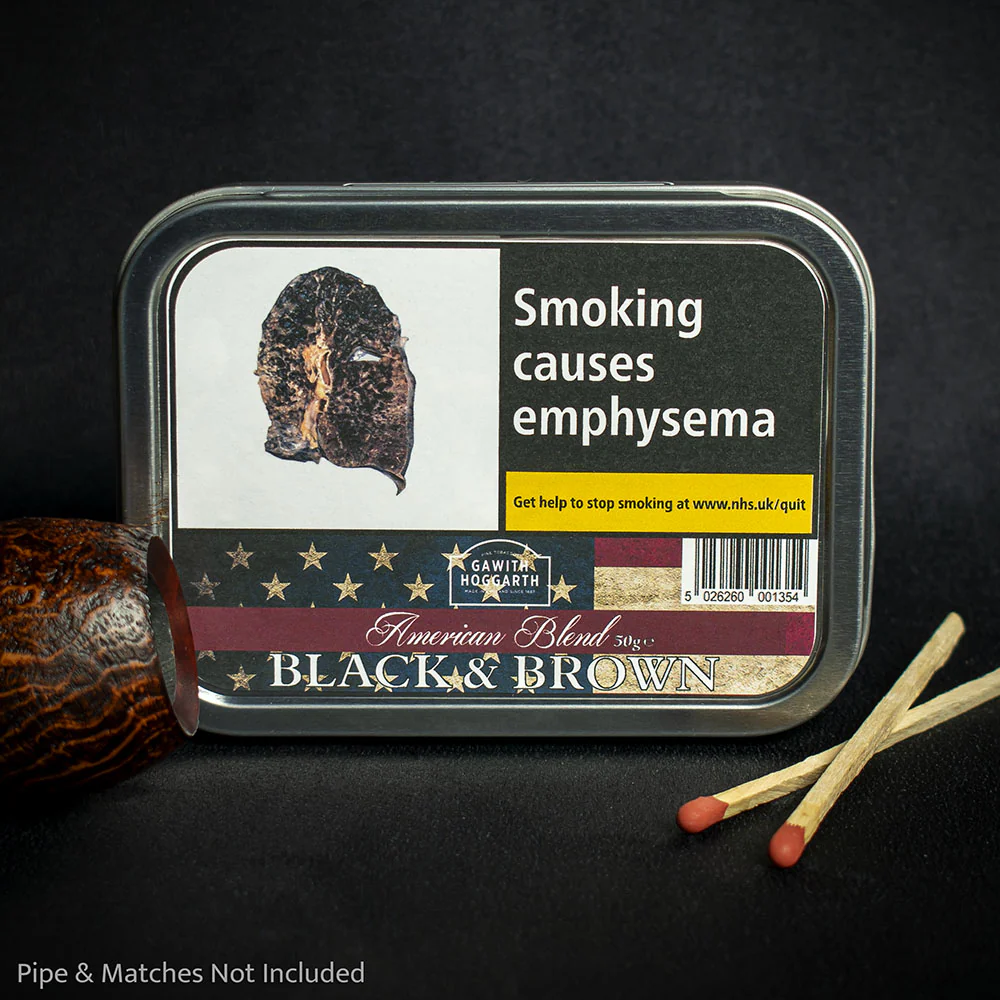 Gawith Hoggarth American Black & Brown Pipe Tobacco - 50g Tin