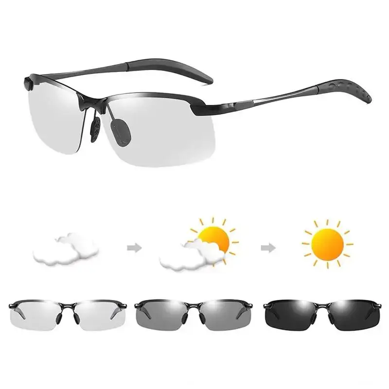 Unisex, stylish polarized sunglasses featuring UV400 and blue-light blocking capabilities; suitable for photography, hiking, beach outings, and outdoor activities.