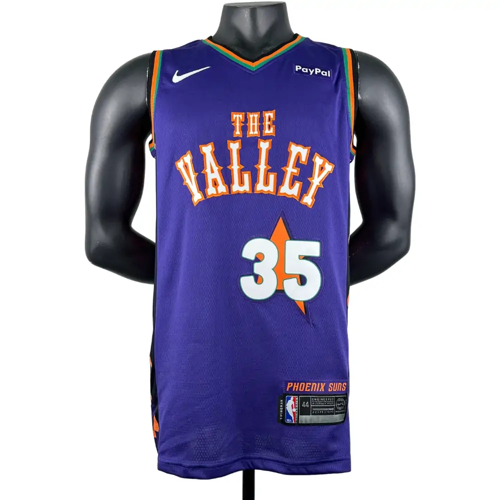 Embroidery 25th season Suns City Edition No. 35 Durant