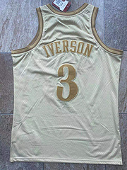 Allen Iverson Philadelphia 76ers 3 White MN