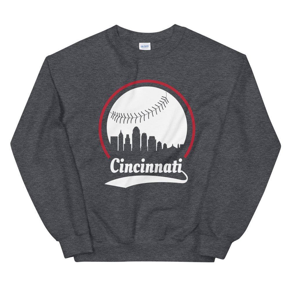 Unisex Cincinnati Reds Baseball Crewneck Sweatshirt