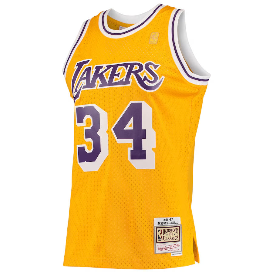 Los Angeles Lakers Shaquille O'Neal 1996/97 Hardwood Classics Swingman Jersey