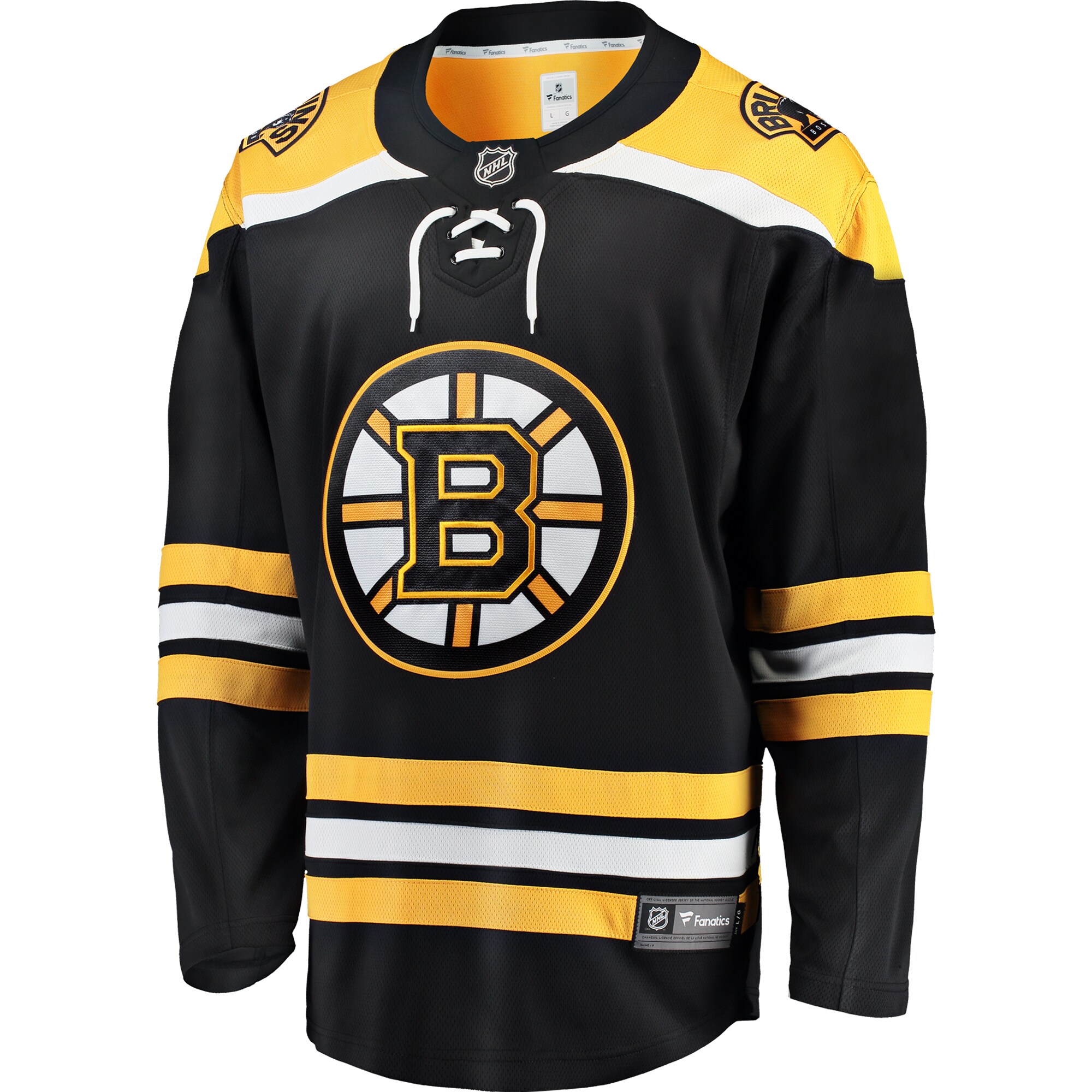 Boston Bruins Fanatics Breakaway Home Jersey – Black