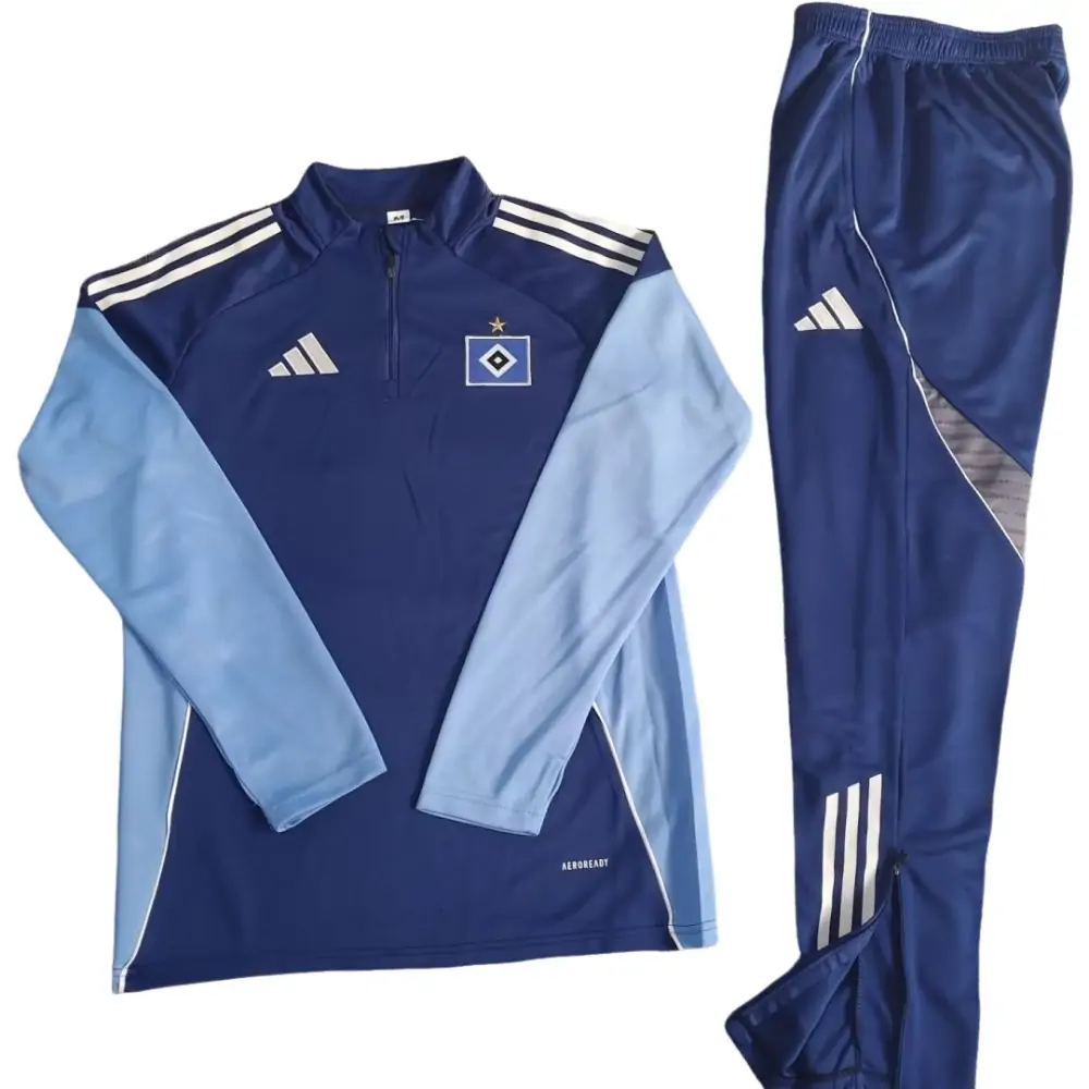 2025-26 Hamburger SV Track Jacket - Half-Zip Adult Set