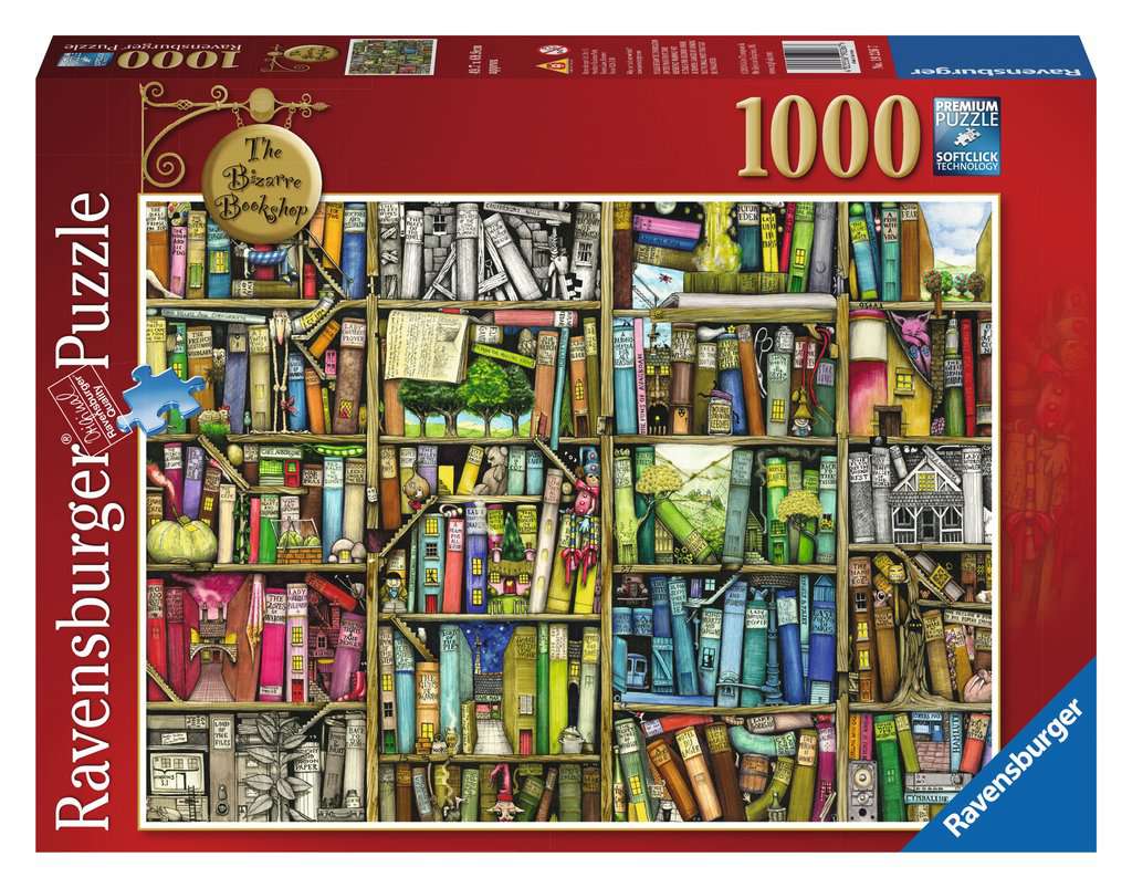 The Bizarre Bookshop by Colin Thompson – 1000 Piece Jigsaw Puzzle (Ravensburger)