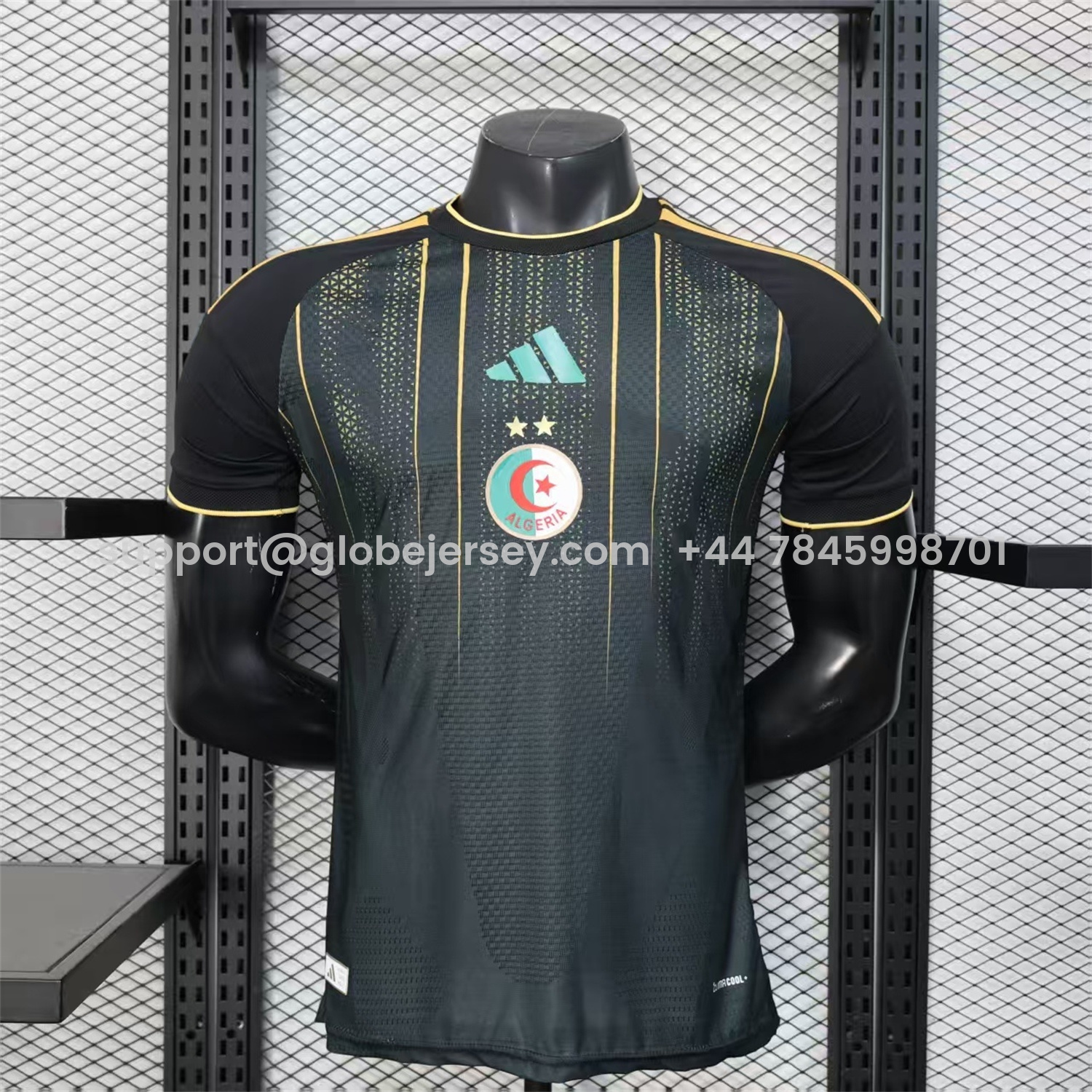 Algeria 2026 Black And Gold Special Jersey - Player Version
