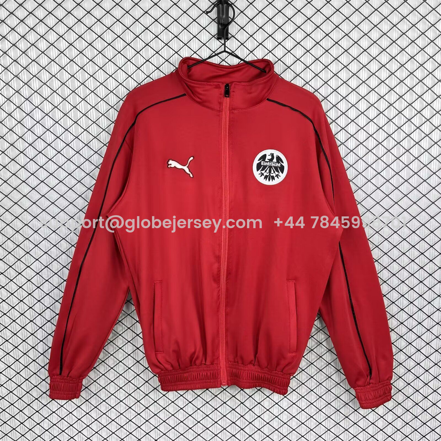 Frankfurt 25-26 Training Windbreaker Jacket - Red