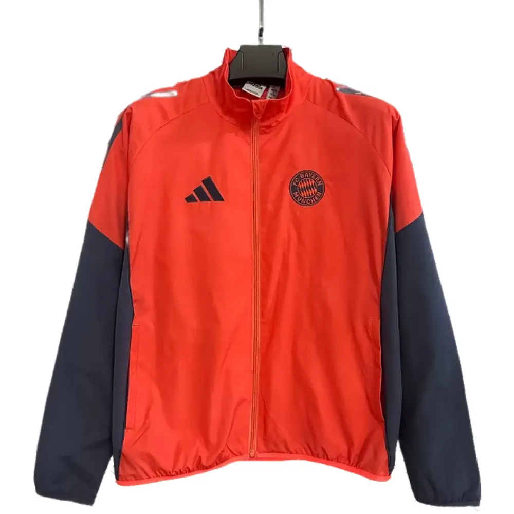 2025/26 Bayern Orange Training Waterproof Windbreaker