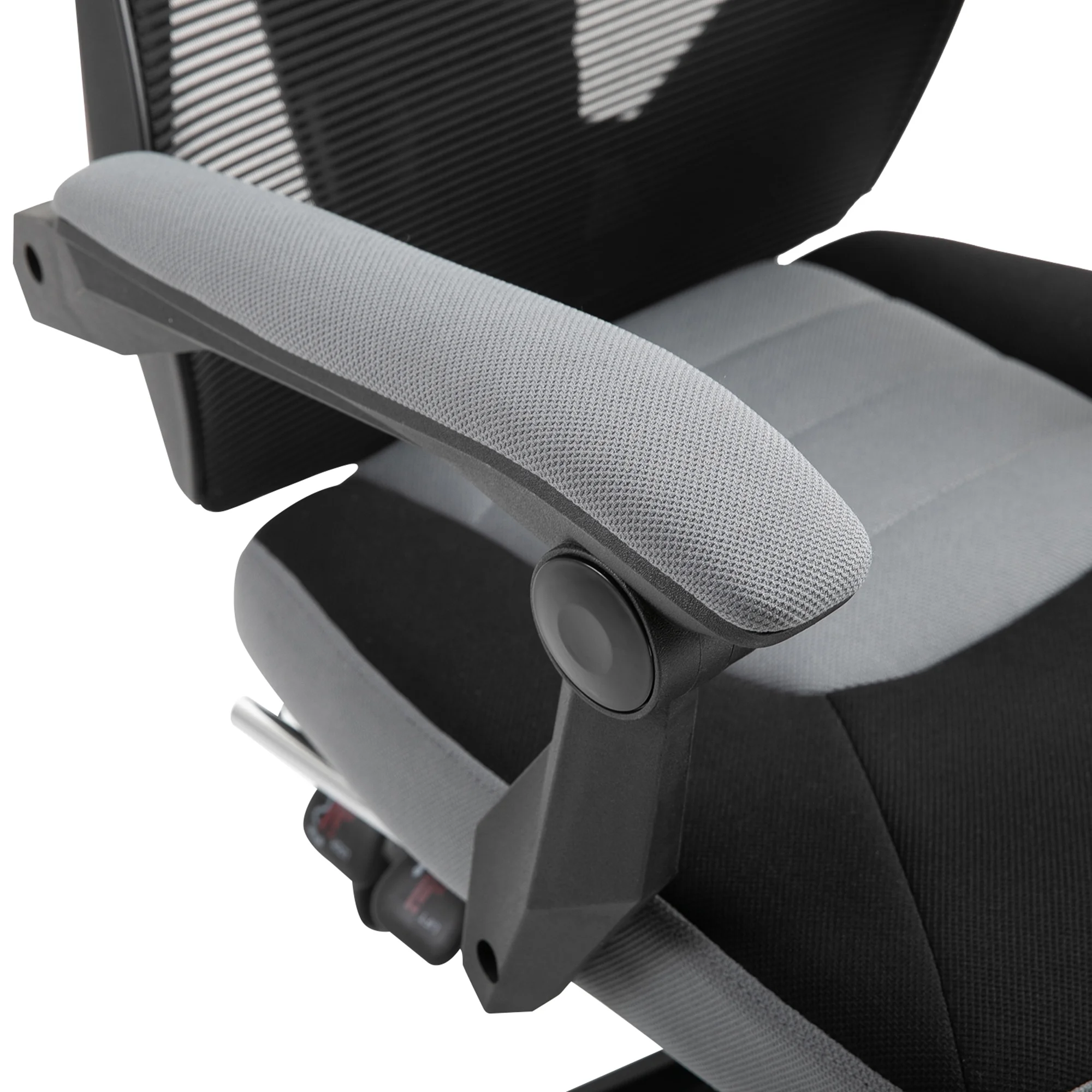 Vinsetto Ergonomic Home Office Chair High Back Armchair Computer Desk Recliner with Footrest, Mesh Back, Lumbar Support and Wheels, Gray