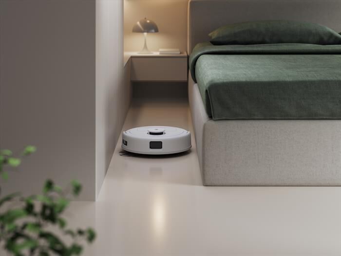 ECOVACS - Aspirapolvere robot DEEBOT MINI-Blu, Bianco