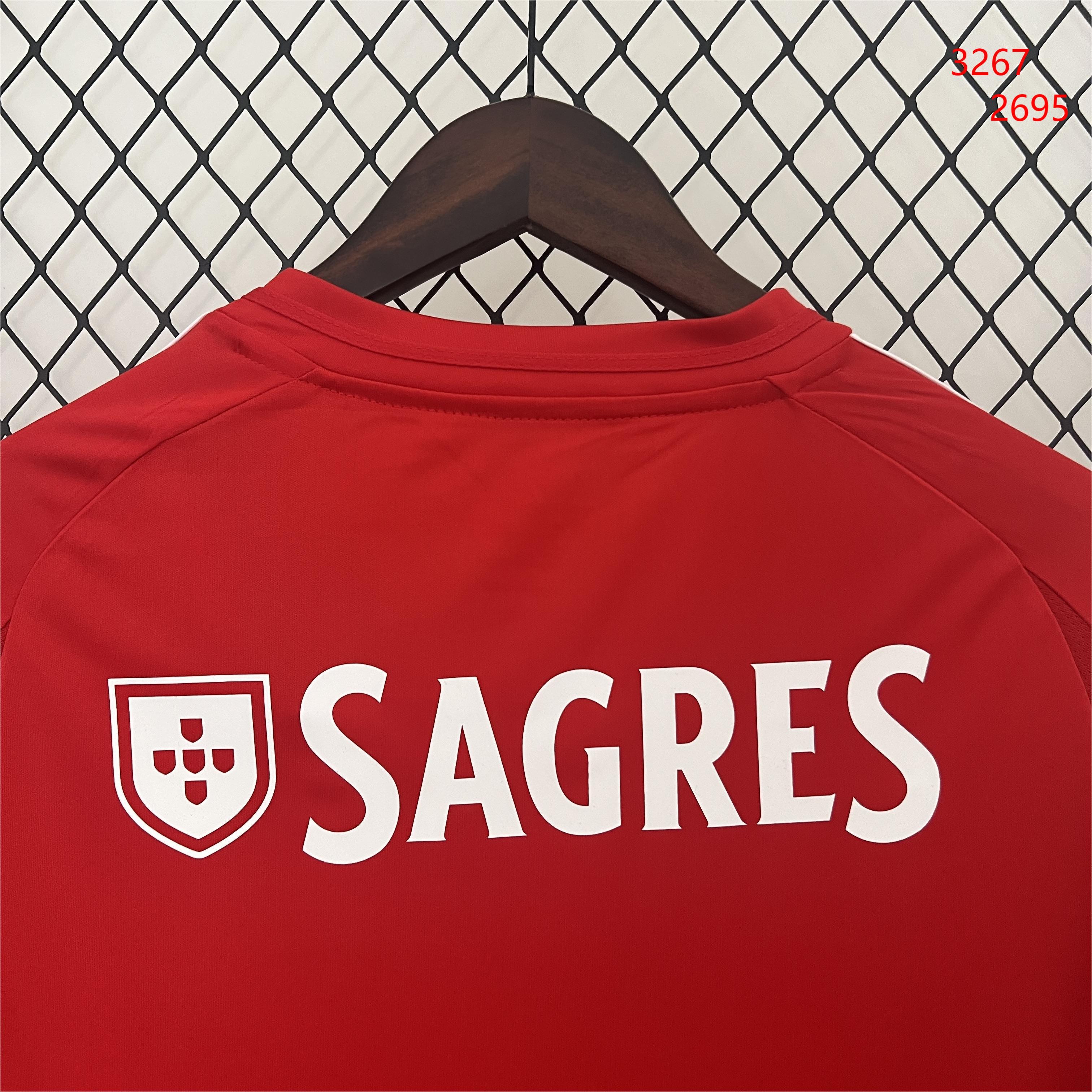 2024/25 Benfica Home Red Jersey-Fans Edition