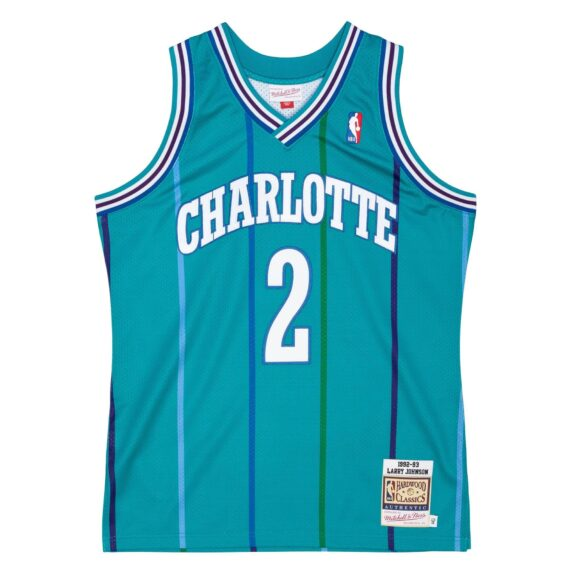 Larry Johnson Charlotte Hornets Road 1992-93 Jersey