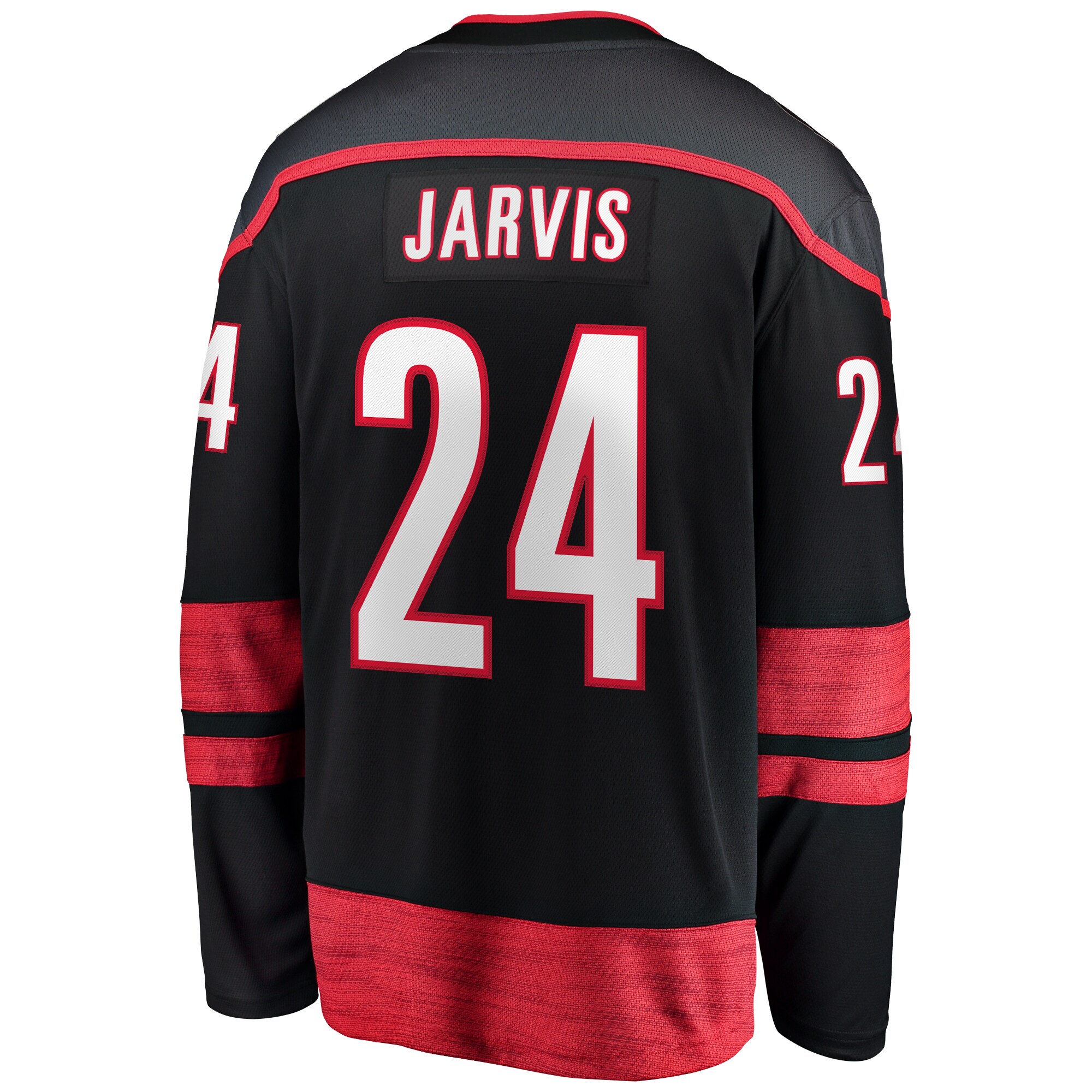 Seth Jarvis Carolina Hurricanes Fanatics Home Breakaway Jersey – Black