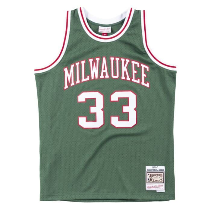 Swingman Jersey Milwaukee Bucks Away 1970-71 Kareem Abdul-Jabbar