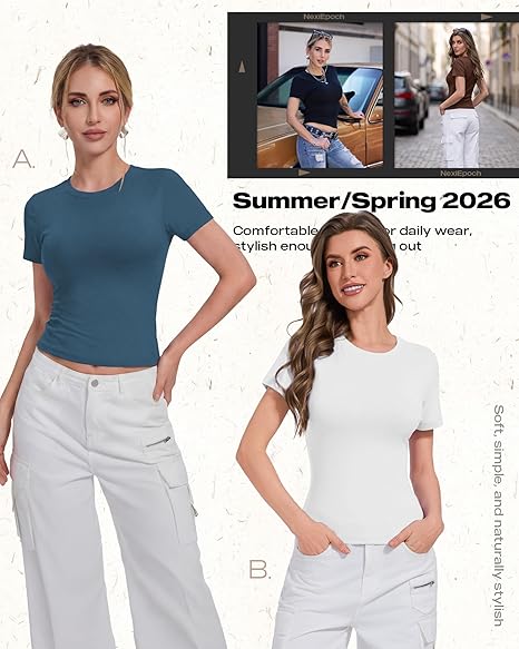 5 Pack T Shirts for Women