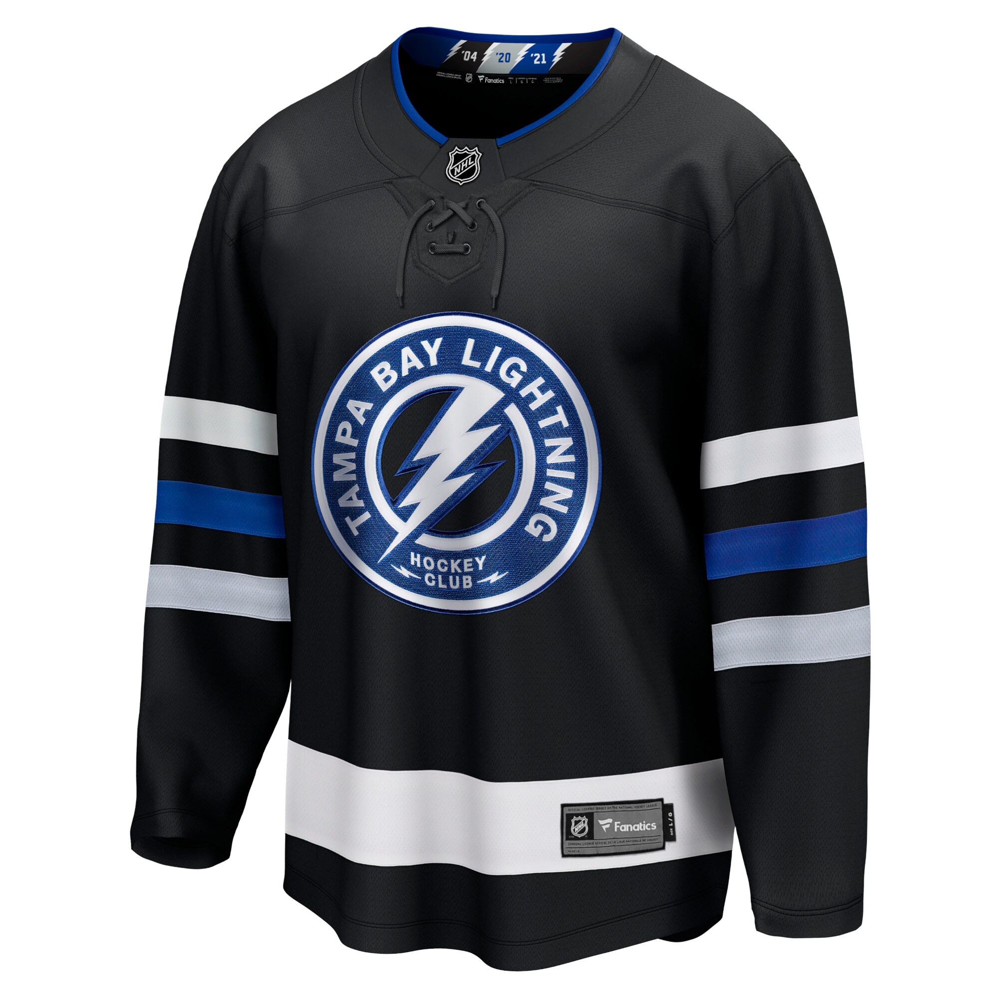 Tampa Bay Lightning Fanatics Alternate Premier Breakaway Jersey – Black