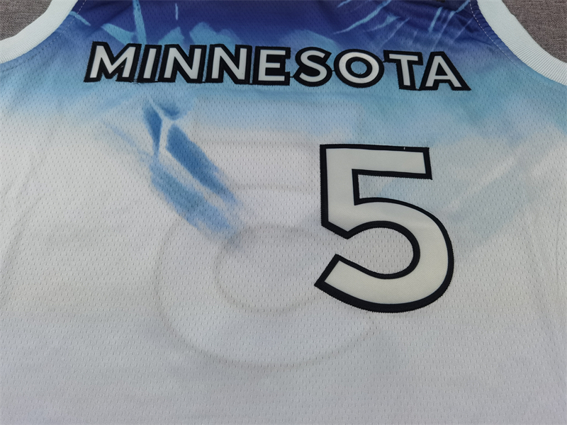 Unisex Minnesota Timberwolves 2024/25 Embroidered Swingman Jersey City Edition