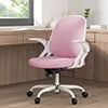 Home Office Chair Work Desk Chair Comfort Ergonomic Swivel Computer Chair, Breathable Mesh Desk Chair, Lumbar Support Task Chair,Adjustable Height,White