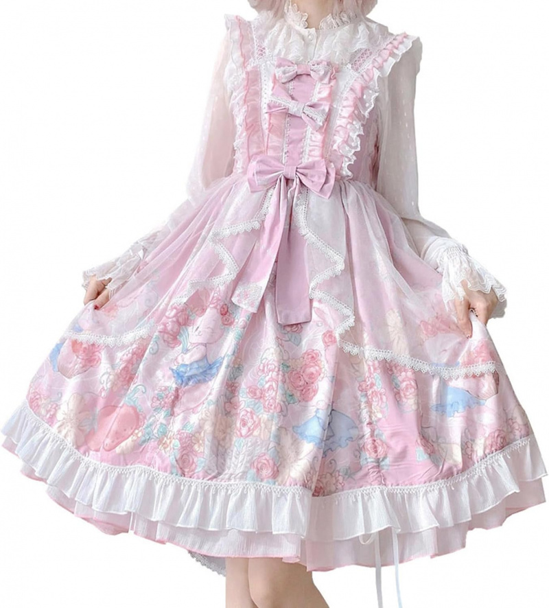 Teens Lolita Princess Party Dress Kawaii Bunny