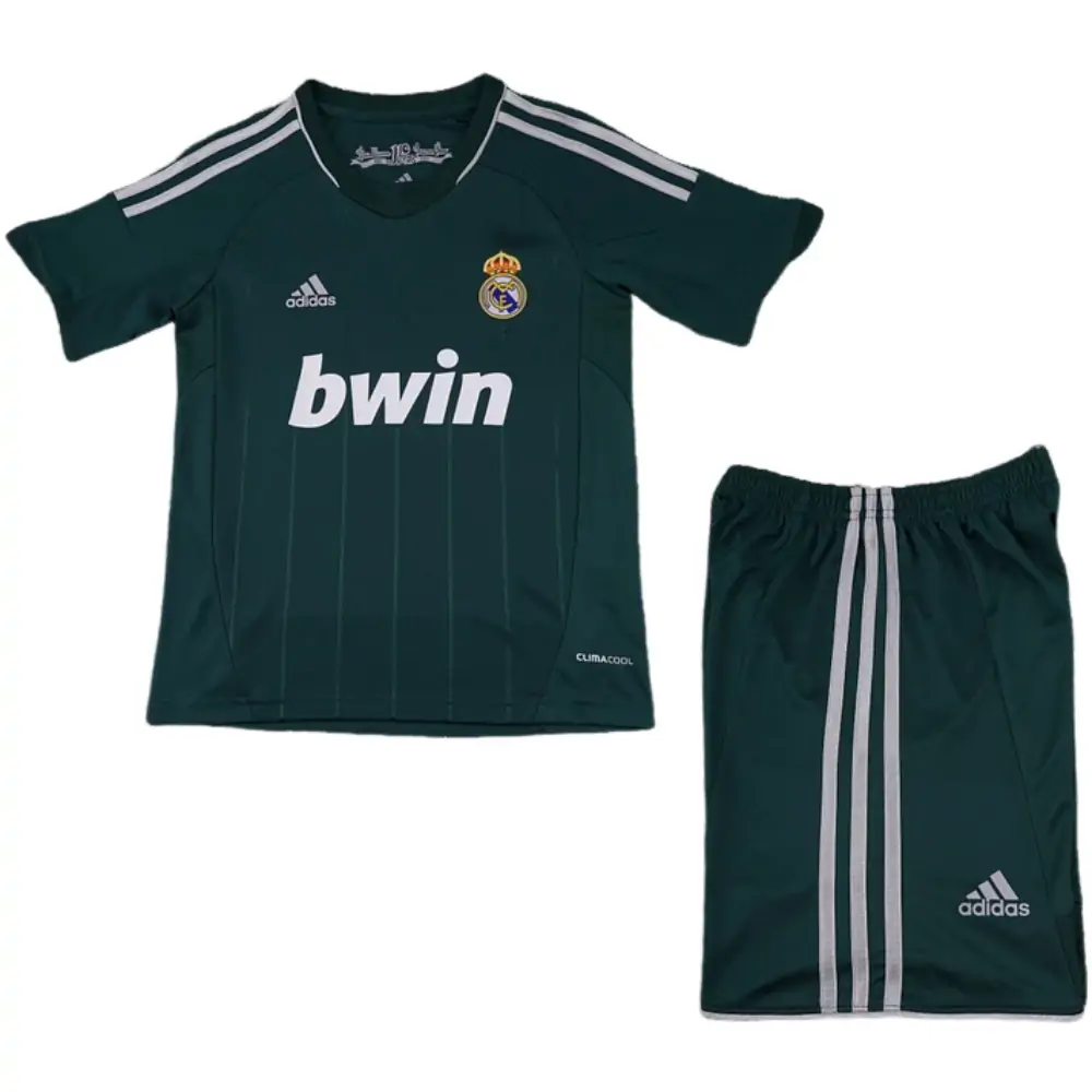2012-13 Real Madrid Second Away Match Retro Children's Jersey Set - Fans Edition