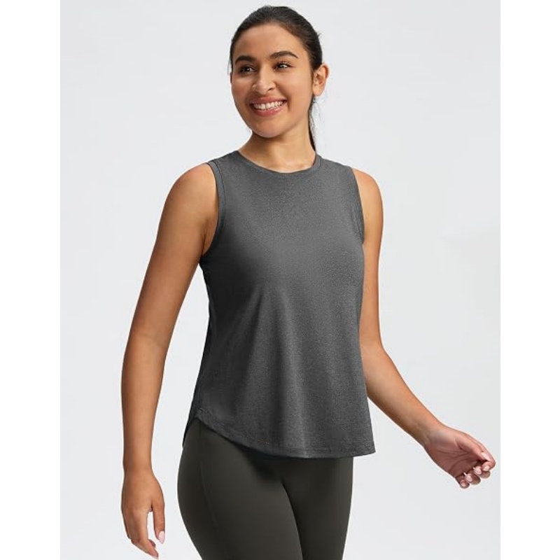 Women's Sleeveless Racerback Tank Tops Workout Tops