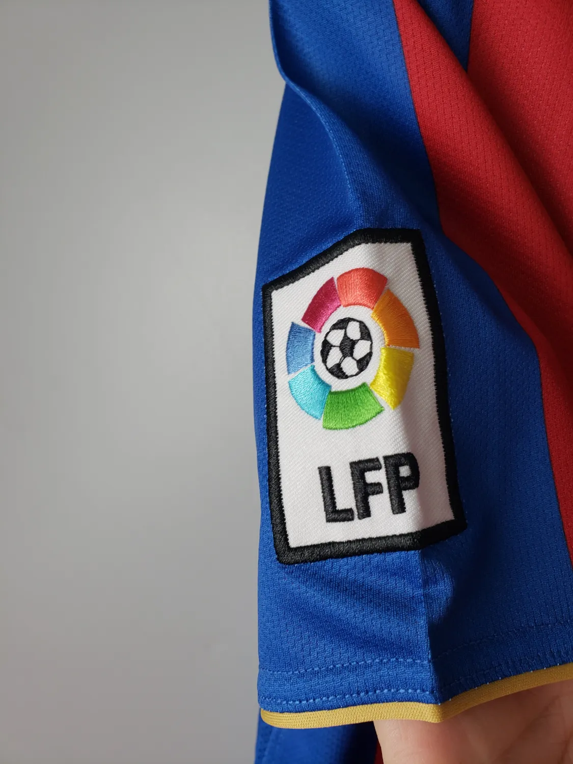 2007/08 Barcelona Home Long Sleeve Retro Jersey - Fans Edition