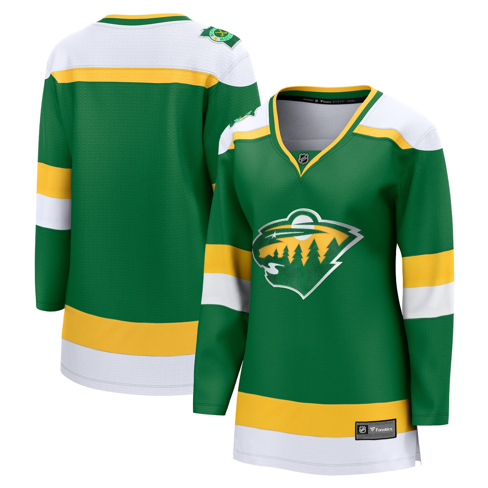 Minnesota Wild Fanatics Women’s Alternate Premier Breakaway JerseyÂ â€“ Green