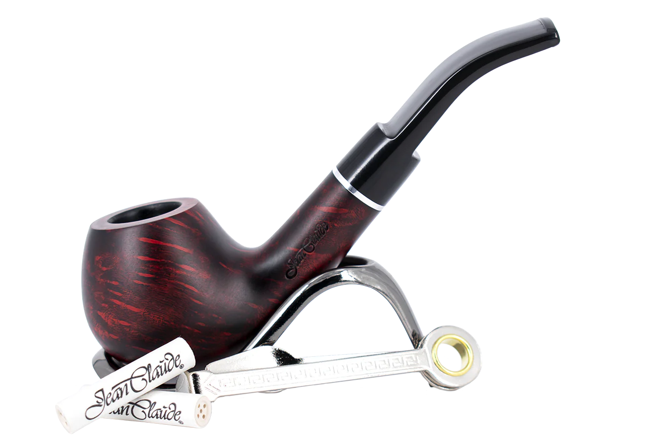 Smoke-King Pipe Smoker's Beginner Set (Bent Pipe)