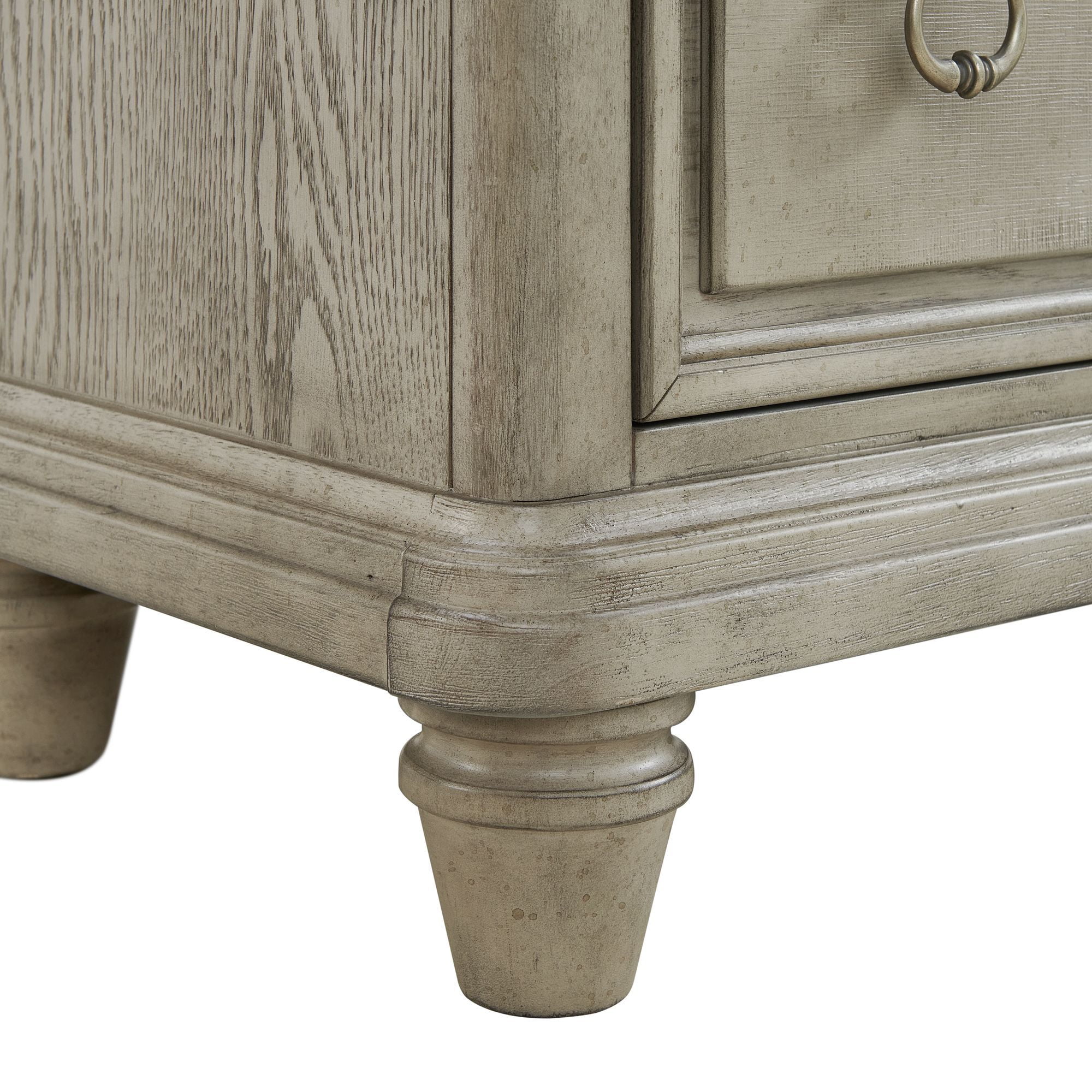 Picket House Furnishings Emiko Queen Panel 5PC Bedroom Set - Grey