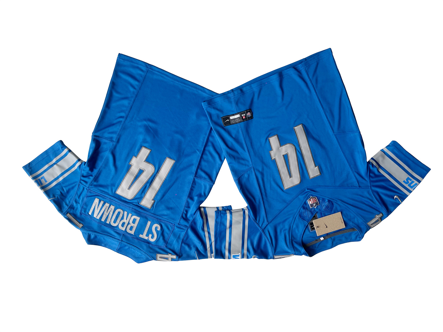 Youth Detroit Lions 14# Amon-Ra St. Brown Vapor F.U.S.E. Limited Jersey