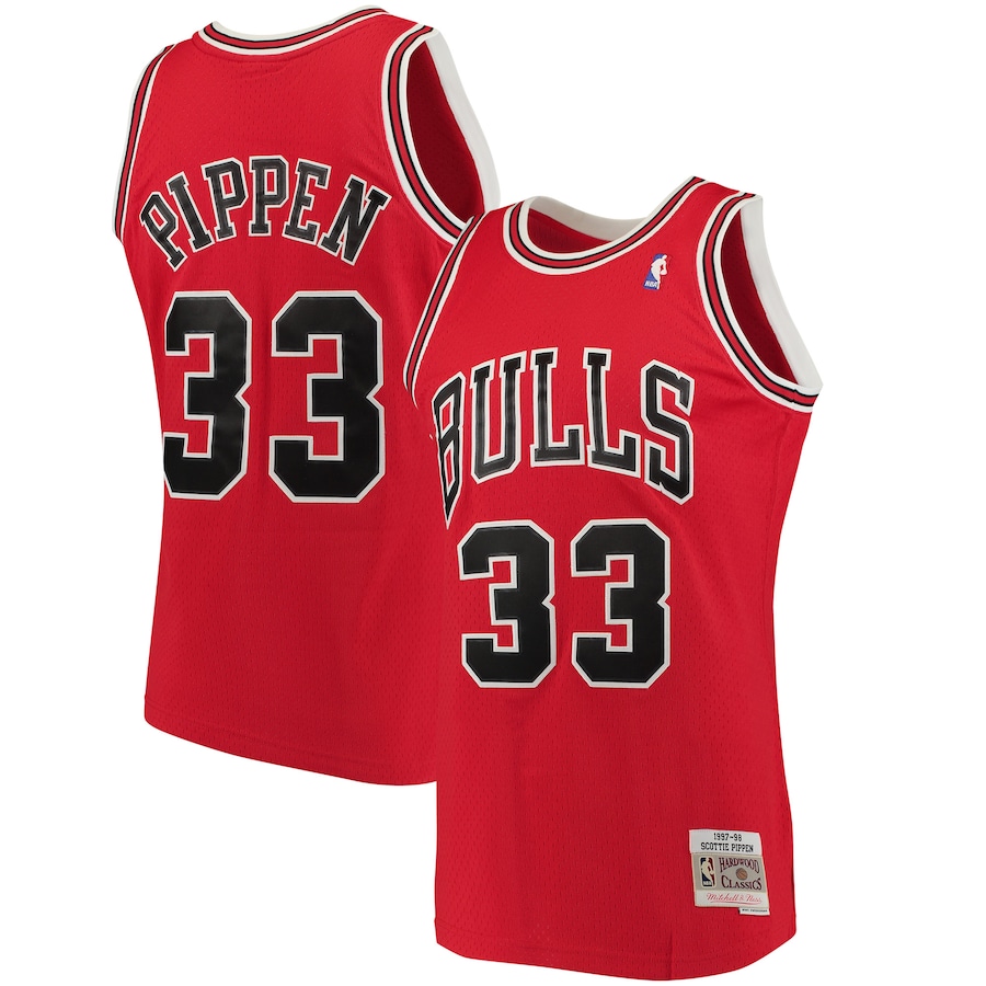 Scottie Pippen Chicago Bulls Mitchell & Ness 1997/98 Big & Tall Hardwood Classics Swingman Jersey - Red