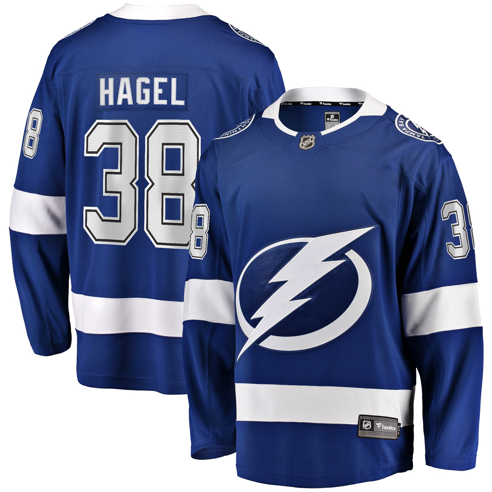 Brandon Hagel Tampa Bay Lightning Fanatics Home Breakaway   Jersey – Blue