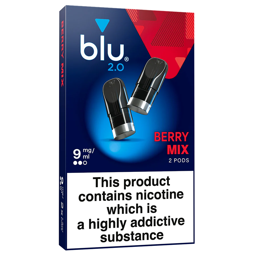 Blu 2.0 Berry Mix Vape Pods 9mg/ml 2 Pack