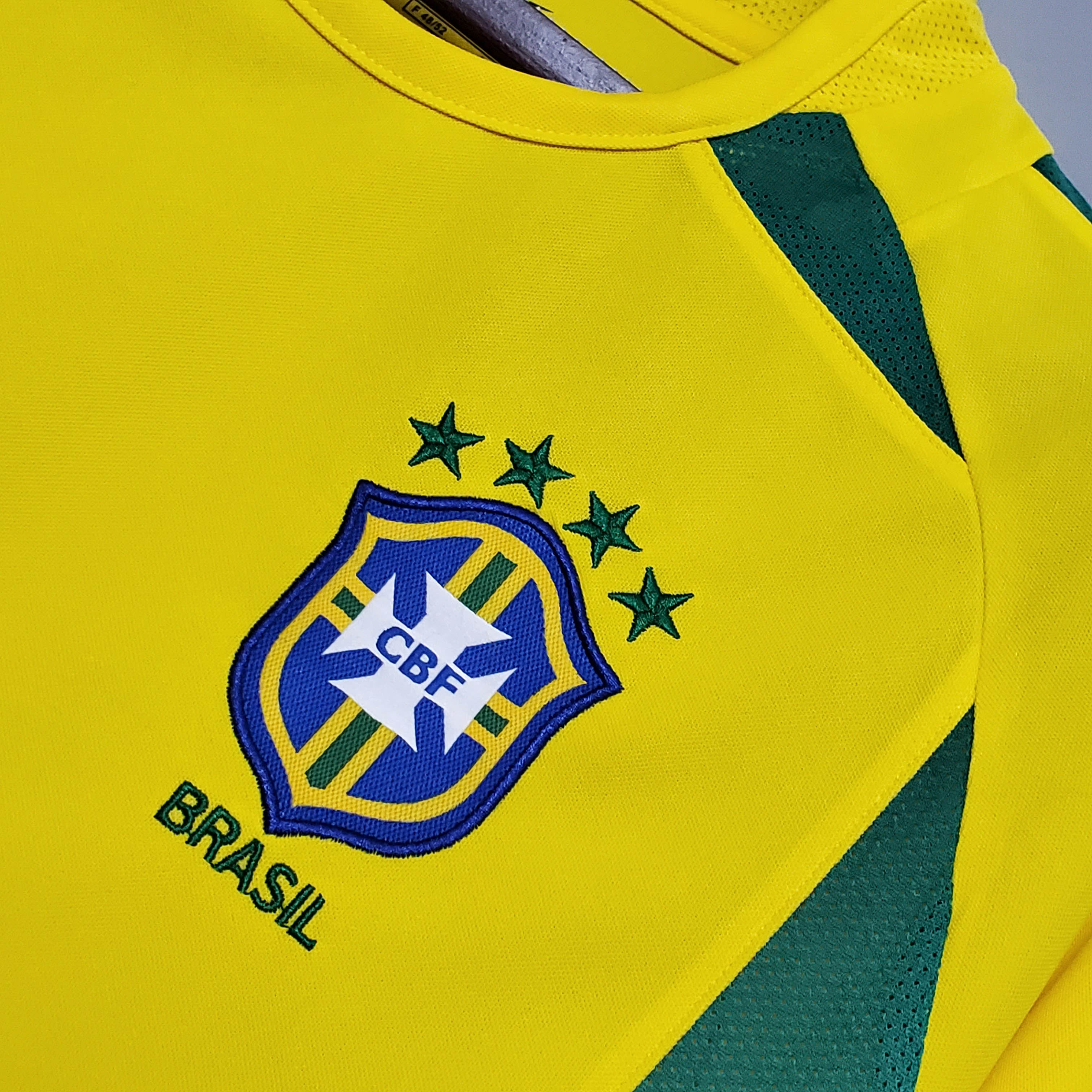 2002 Brazil Retro Home Jersey-Fans