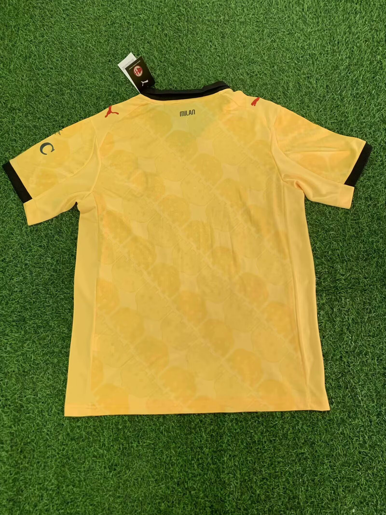 2025-26 AC Milan Second Away Yellow - Jersey - Fan Edition