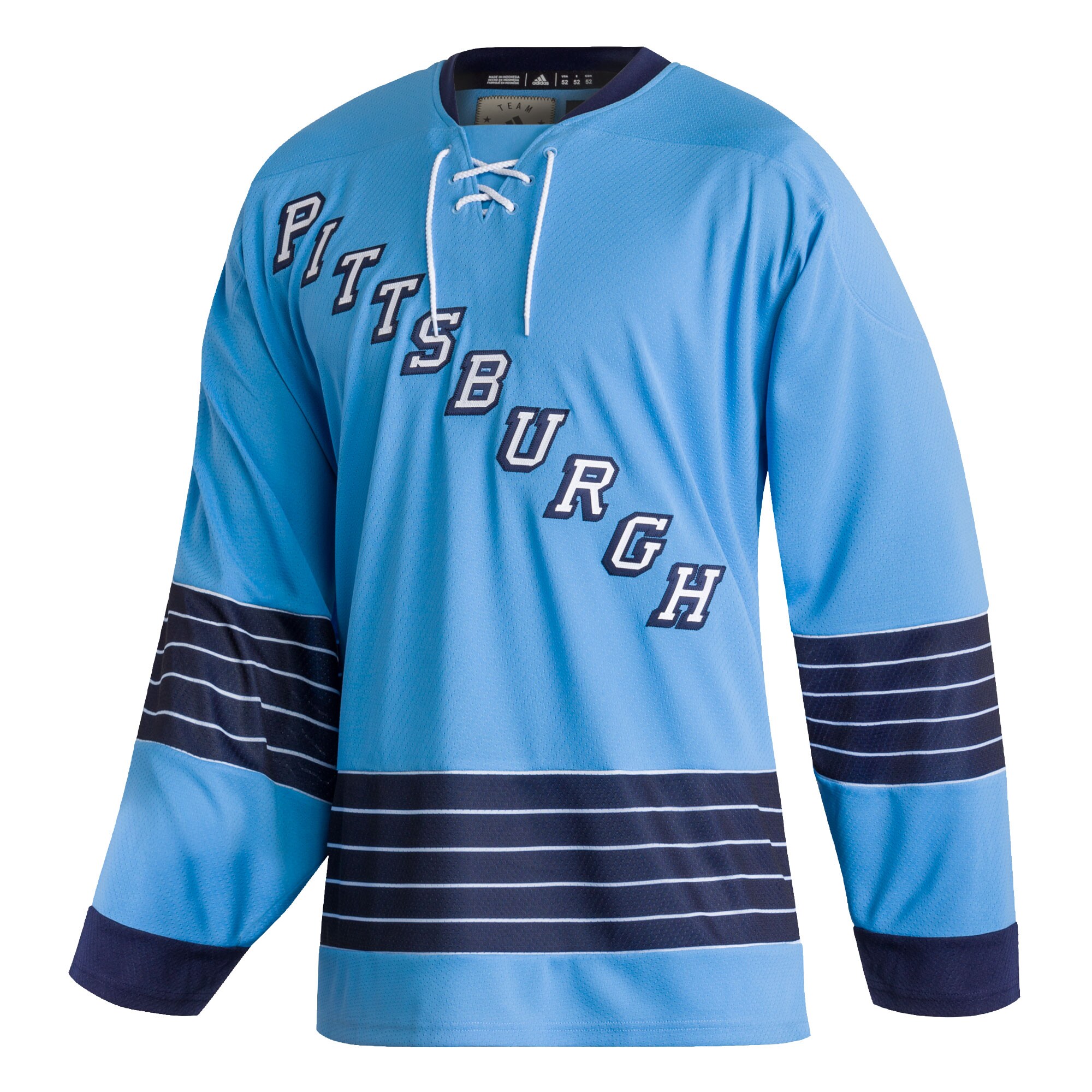 Pittsburgh Penguins  Team Classics  Blank Jersey – Light Blue