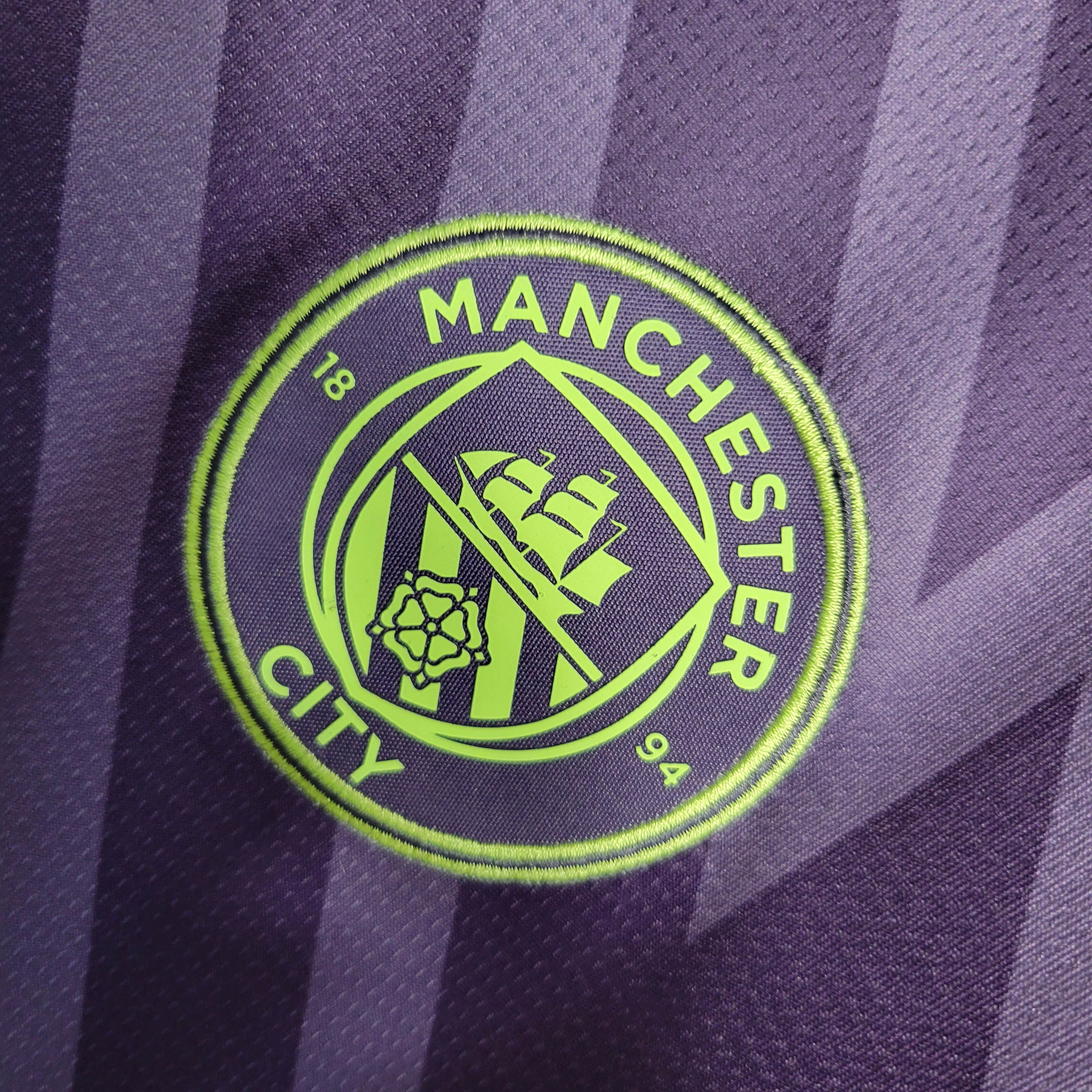 2023/2024 Manchester City Goalkeeper Purple Football Shirt 1:1 Thai Quality-Fans