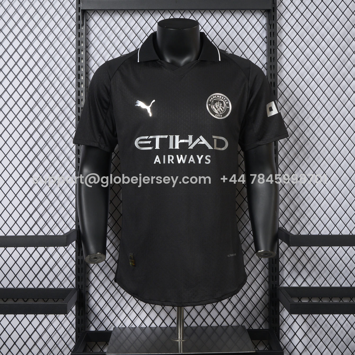 Manchester City 25-26 Away Black Jersey - Player Version