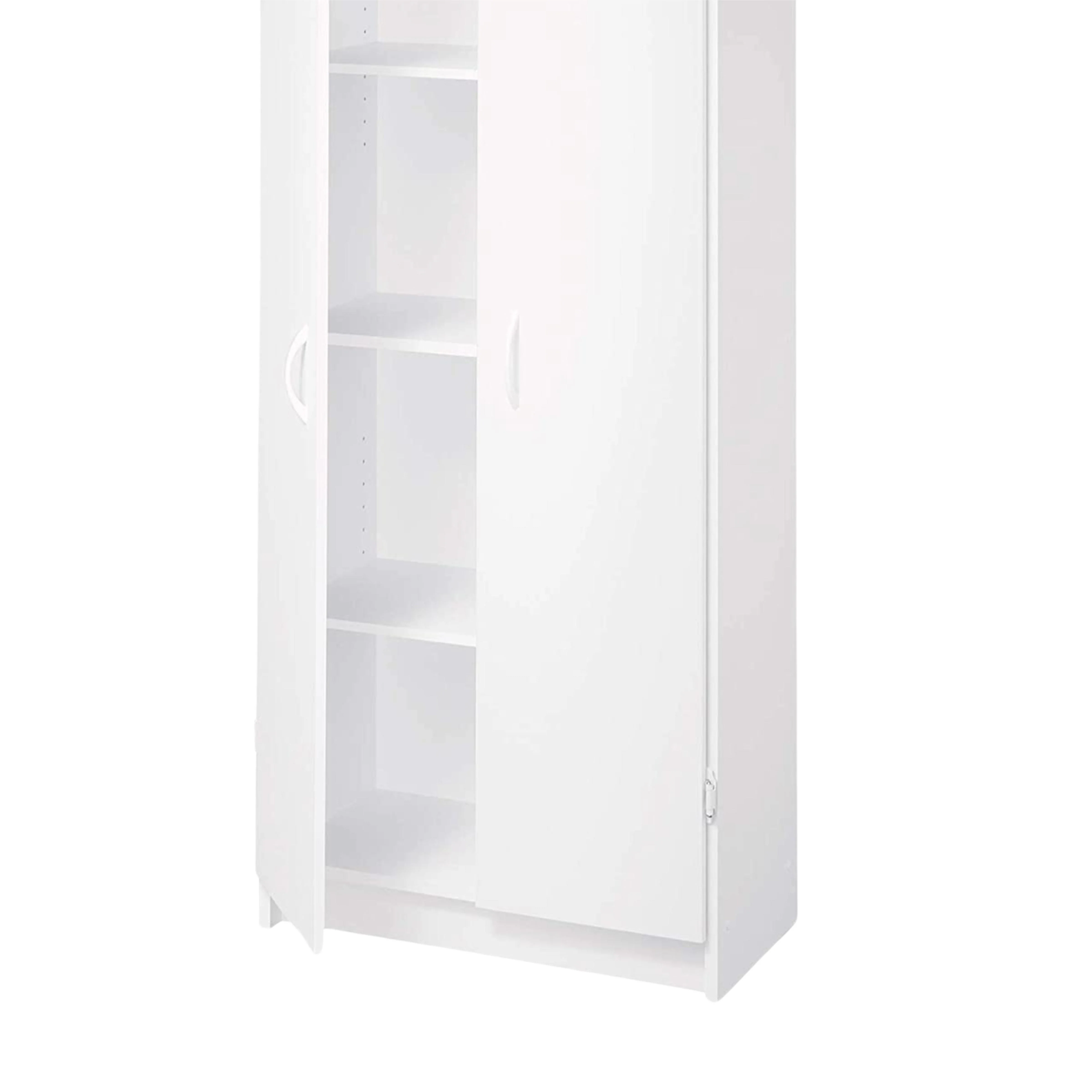 ClosetMaid 12.5 x 24 x 59.5 Inch Adjustable 4 Shelf Pantry Cabinet, White