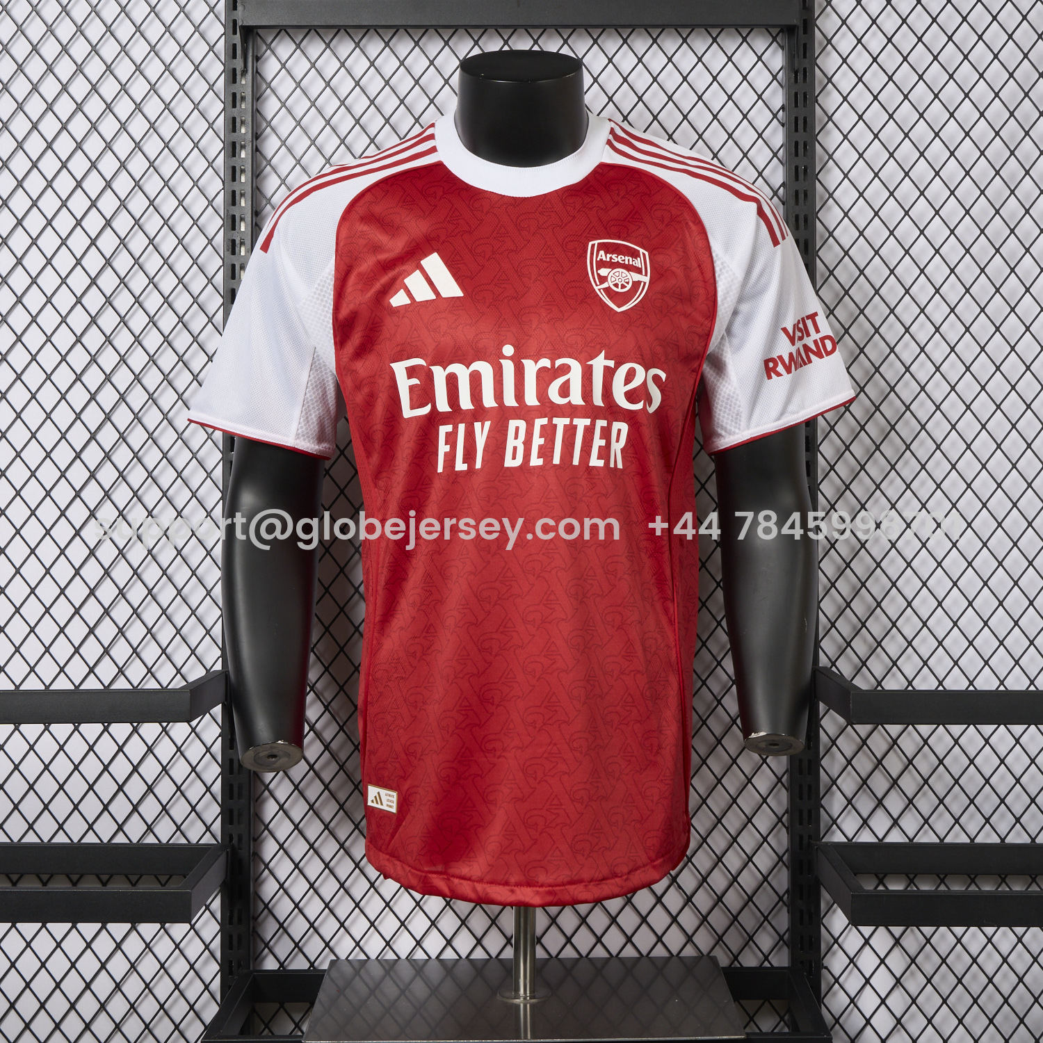 Arsenal 25-26 Home Jersey (Letter A Pattern) - Player Version