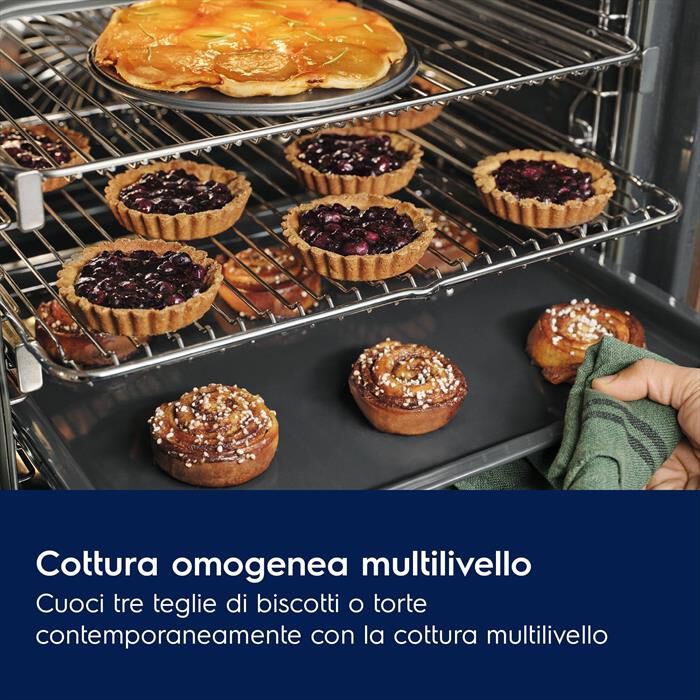 ELECTROLUX - Forno incasso elettrico EOC3S44TX2 Classe A-Inox antimpronta