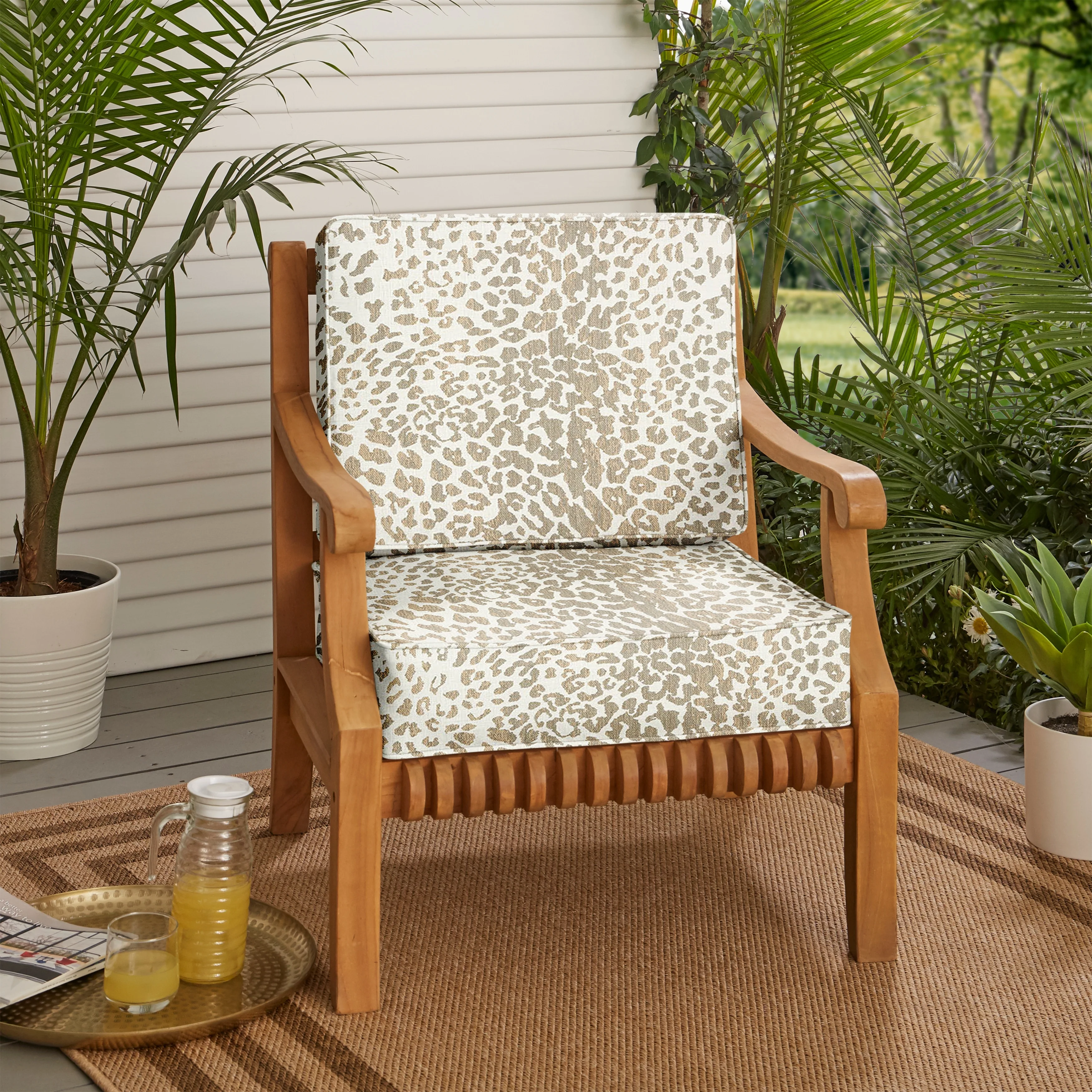 Mozaic Company Sunbrella Indoor/ Outdoor Corded Chair Cushion Set - 22