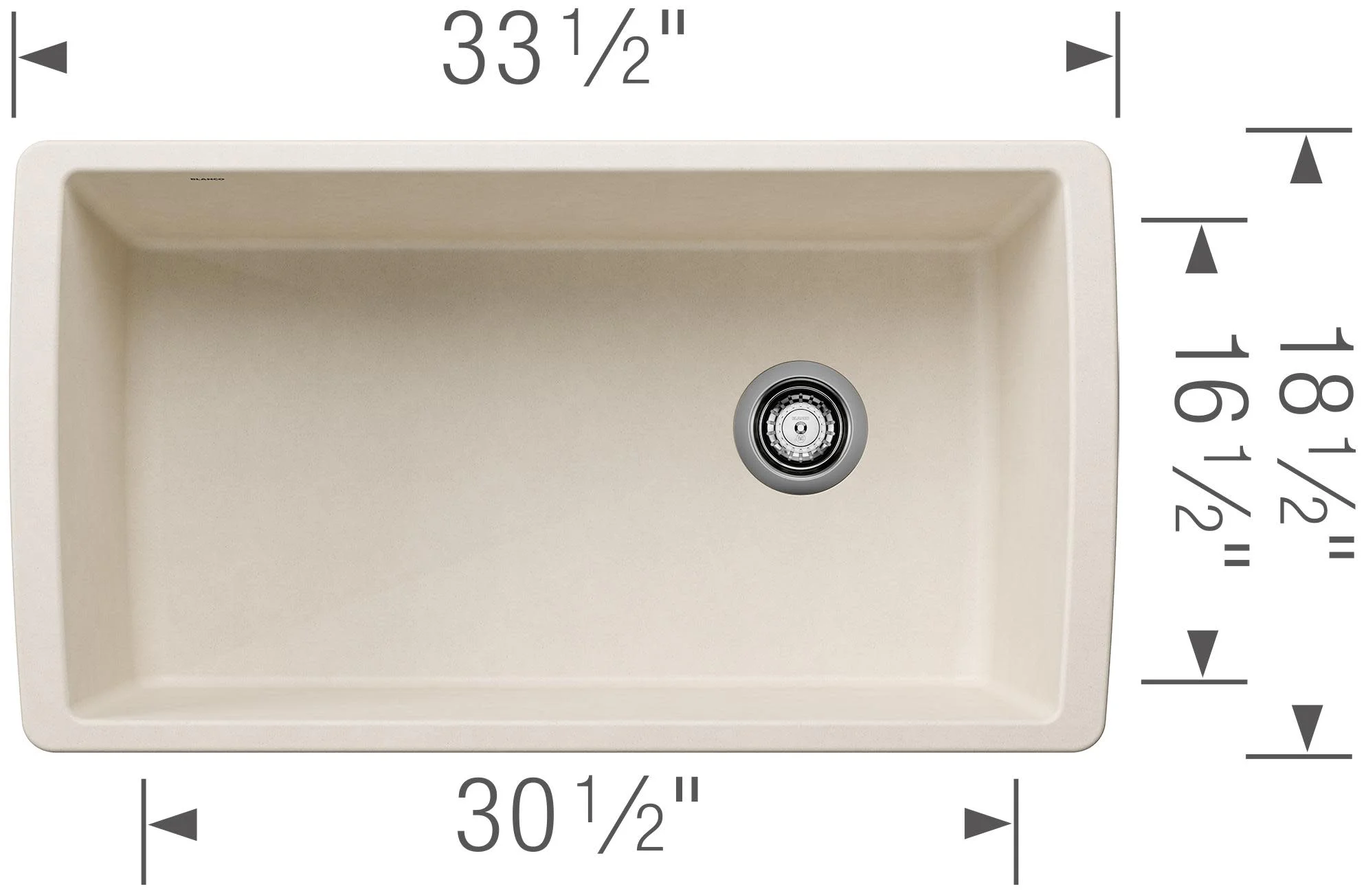 Blanco 442916: Diamond Collection 33.5