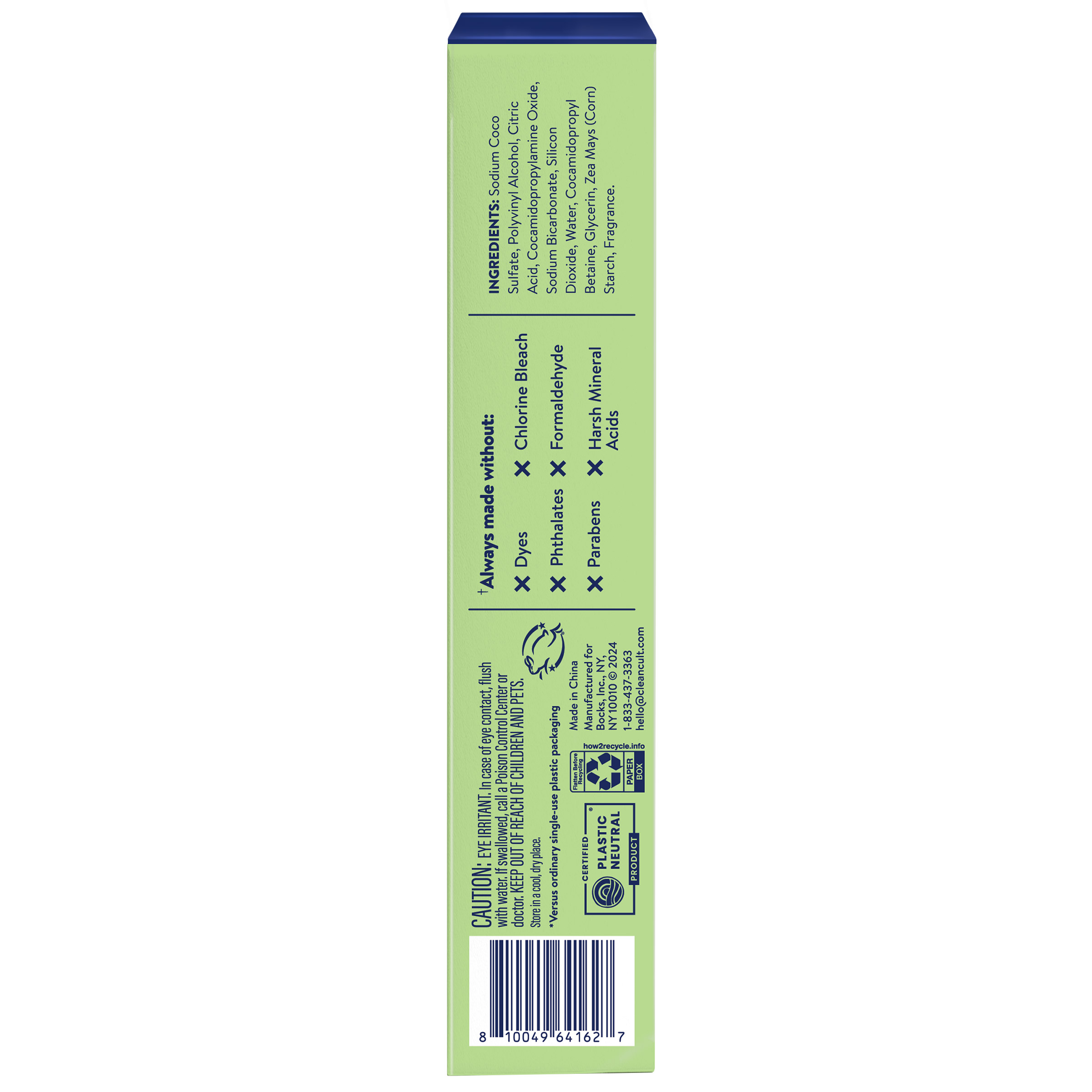 Cleancult Toilet Bowl Cleaner Sheets, Fresh Lemon, 256-count