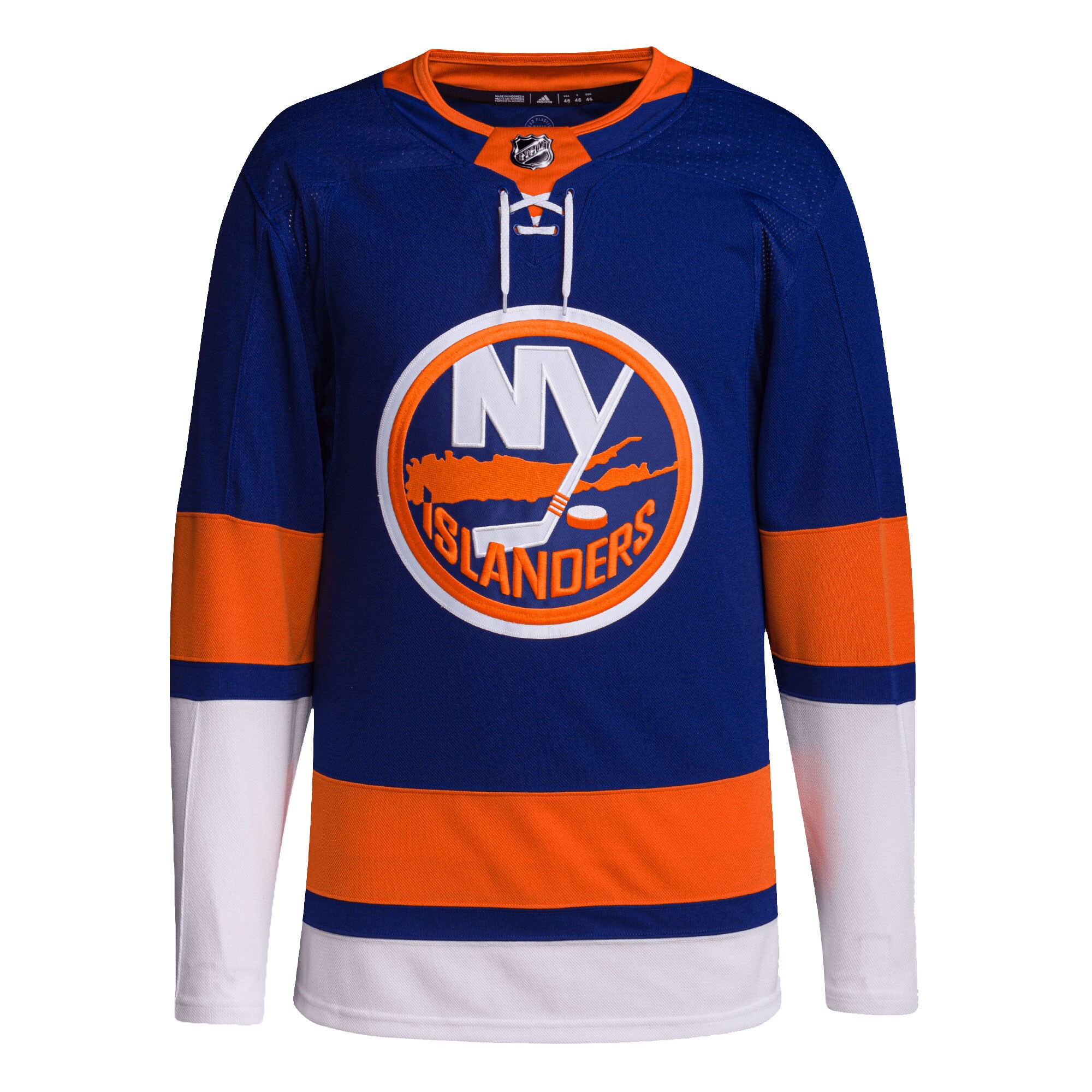 New York Islanders  Home Primegreen  Blank Jersey – Royal