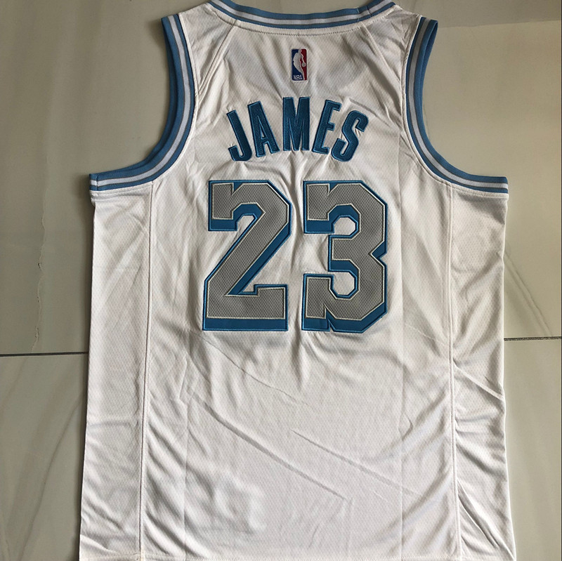 LeBron James Los Angeles Lakers  White 23 MN