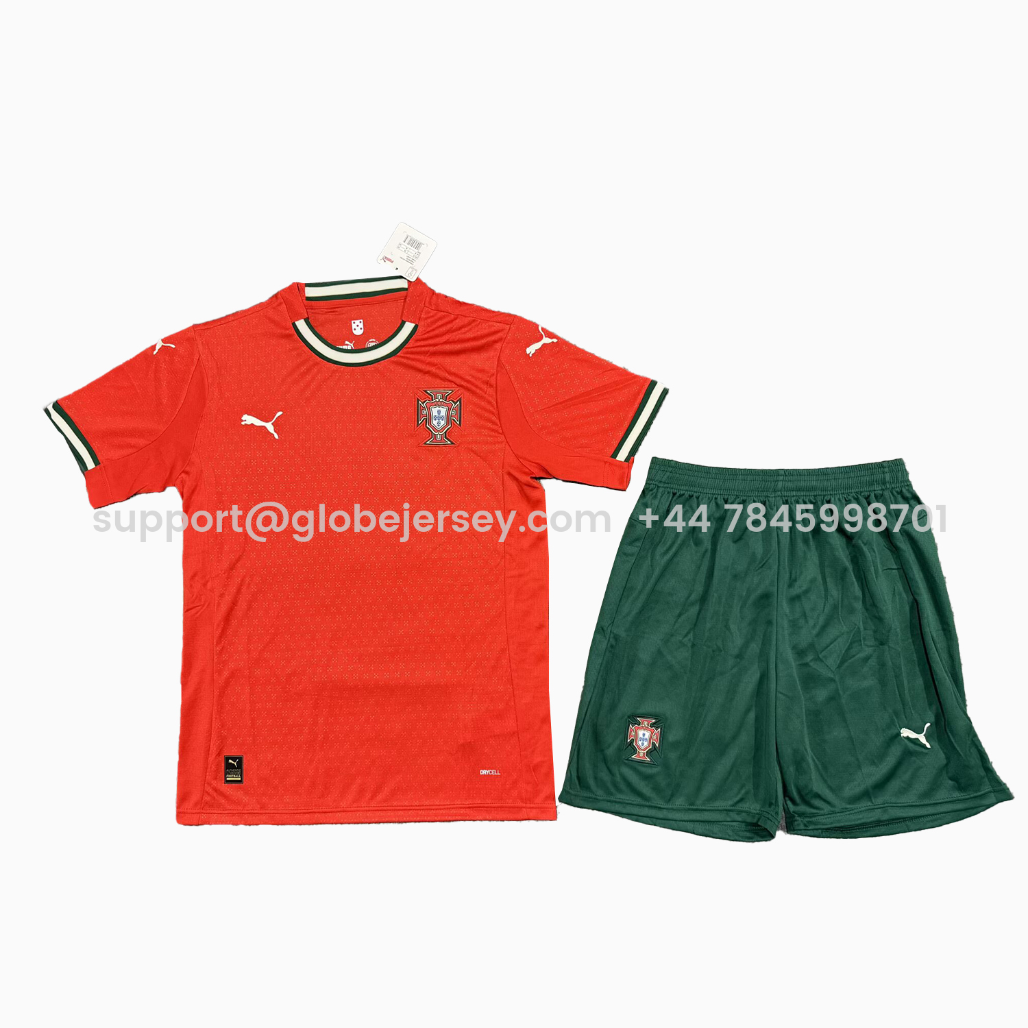 Portugal 2026 Home Men's Adult Jersey Set - Fans Version
