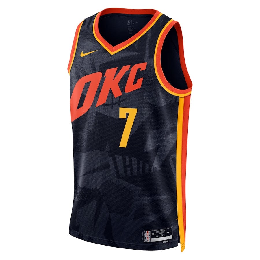 Chet Holmgren Oklahoma City Thunder  City Edition 2023-2024 seasonJersey