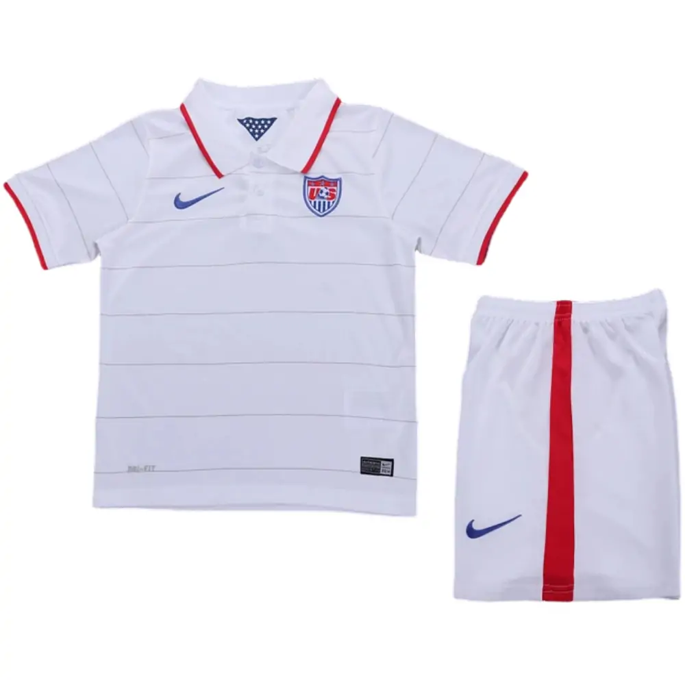 2014 USA Home Retro Kids Jersey Set - Fans Edition