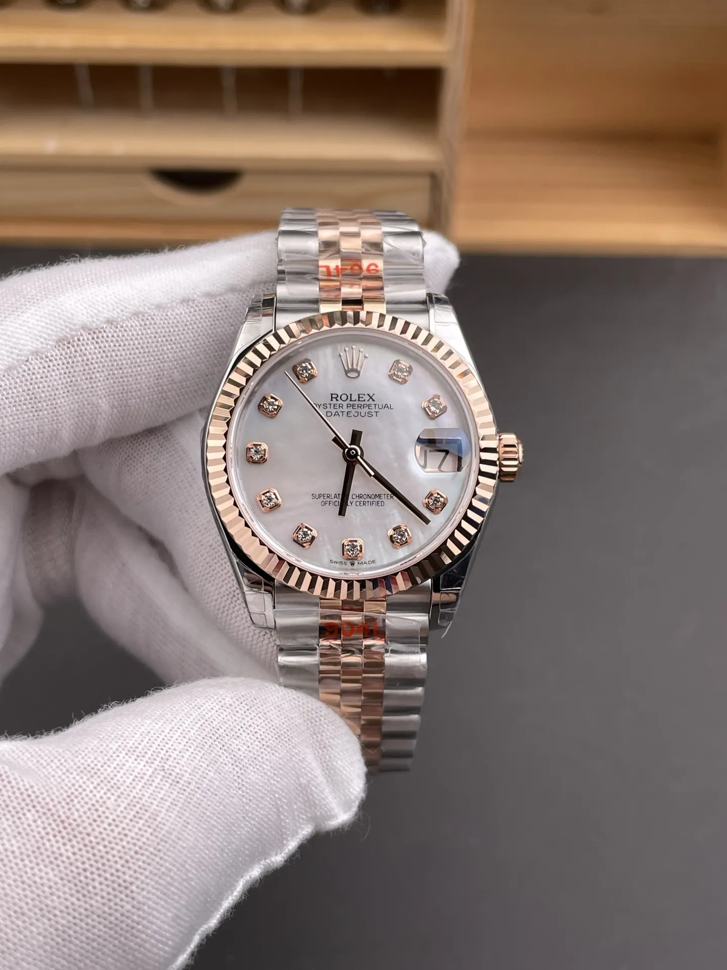 Rolex Datejust Rose Gold Ladies 31mm